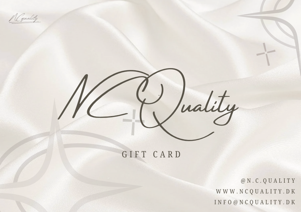 NC Quality Gift Card featuring elegant silk design, perfect for any special occasion gift.
